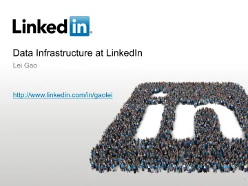 Data Infrastructure at LinkedIn